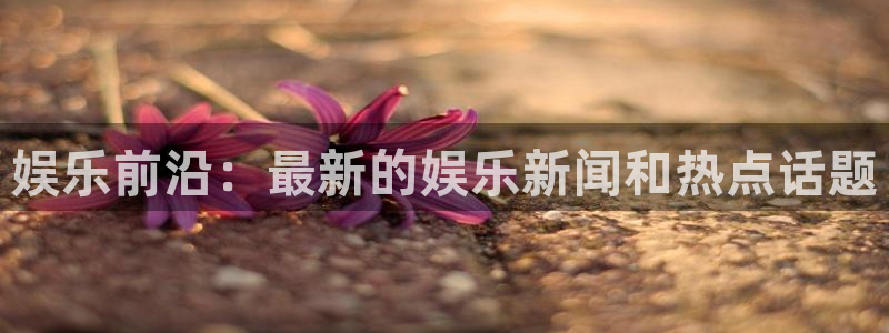 娱乐前沿：最新的娱乐新闻和热点话题